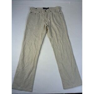Atelier Gardeur Nevio-1 Regular Fit Pants Mens 34/36‎ Beige Tan Chino Straight